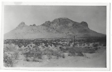 Vintage 1930s Photo Badlands Mountain South Dakota  Black & White 4.5 x 2.75 in picture