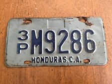 Honduras C.A. License Plate Tag 3P M9286 picture