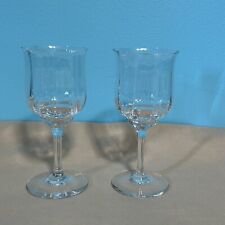 TWO (2) BACCARAT CAPRI OPTIC CLARET WINE GLASSES - MULTIPLES AVAILABLE picture