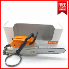 Stihl Chainsaw KeyRing Keychain Battery Operated Mini Keyring with Saw Sound picture