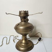 Antique Metal Aladdin Mantle Lamp Company Oil Lamp ELECTRIC CONVERTED 12