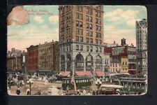 Main Street Dayton Ohio - 1916 - damaged- picture