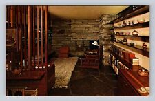 Mill Run PA-Pennsylvania, Fallingwater, Guest House Interior, Vintage Postcard picture