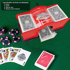 2 Deck Automatic Card Shuffler Poker Cards Shuffling Machine Casino picture