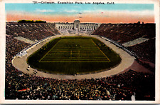 LA Coliseum Exposition Park CA packed crowd c1920s football USC picture