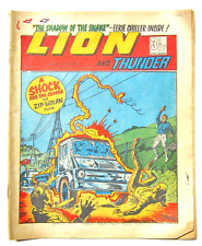 Lion and Thunder 14th July, 1973 British Weekly Comic - GD/VG - IPC picture