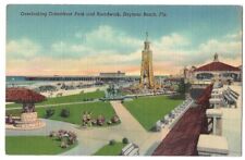 Daytona Beach Florida c1940's Oceanfront Park, boardwalk, pier picture