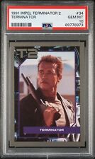 PSA 10 GEM MINT Arnold Schwarzenegger RC Terminator 2 #34 1991 Impel POP 5 T2 picture