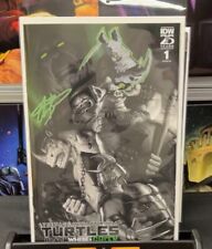 White And Green TMNT Signed and remark By Aaron Bartling picture