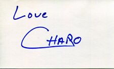 Charo Sexy Cuchi Cuchi Chico and the Man Flamenco Guitarist Signed Autograph picture