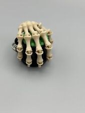 Flexi Skeleton Hand Keychain Charm Keyring Zipper picture