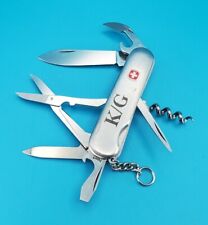 Wenger Traveler Swiss Army Knife Multi Tool Stainless Steel Scales RARE picture