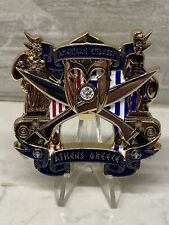 USMC MSG-DET MARINE SECURITY GUARD DETACHMENT ATHENS, GREECE CHALLENGE COIN picture