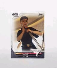 Qi'ra Sword Weapon of Choice #WC15 - 2020 Topps Women of Star Wars picture