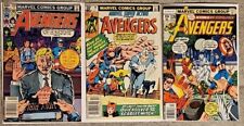 The Avengers  Lot Of 3, #36, 170, 228. 1978-1982  Marvel Comics picture