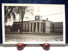 Vintage 1950s RPPC  Moravia, NY Moravia Central School Building - Architecture picture