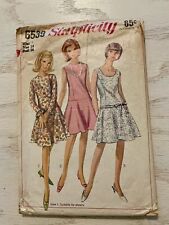 1960s Simplicity 6539 Misses One-Piece Dress Size 14 Bust 34 picture