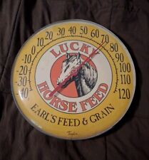 Vintage TAYLOR Thermometer - Earl's Feed & Grain picture