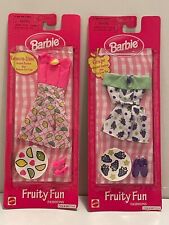 Fruity Fun Barbie Fashions 1998 NRFB Set of 2 RARE picture
