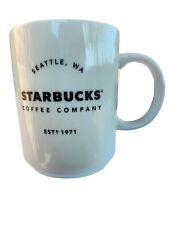 Starbucks 2018 Seattle, WA Washington EST 1971 Large 14oz Ceramic Coffee Tea Mug picture