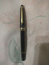 GENUINE MONTBLANC MEISTER STUCK BLACK RESIN ROLLER BALL PEN MADE IN GERMANY  picture