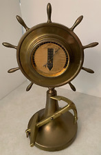 RARE Vintage Weather Station Barometer Brass Bauer Thermometer Co NY Maritime picture