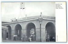 c1910 Interior Del Mercado Matamoros Tamaulipas Mexico Antique Unposted Postcard picture