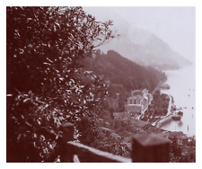 Italy, Bellagio, view of Villa Serbelloni, vintage print, circa 1900 print v print picture