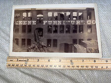 Antique Cabinet Card Photograph Keene Furniture Demolition Destruction NH picture