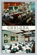 Flushing NY-New York Chelsea Steak, Seafood, Antique  Vintage Souvenir Postcard picture