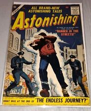 ASTONISHING #58 ATLAS Early Silver Age Horror Carl Burgos Cover detached 1957 GD picture