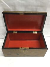 Vintage/Antique Oriental/Asian Jewelry Box Custom Hand Painted picture