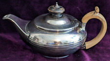 RARE 1818 Rebecca Emes & Edward Barnard I Sterling Silver Teapot ~205 YEARS OLD~ picture