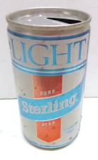 Vintage Sterling Light 12oz beer can empty pull tab picture