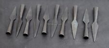 Medieval Hand-Forged Viking  medium size spearhead medieval javelin set of  10 picture