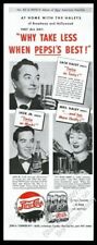 1949 Jack Haley photo and wife Pepsi-Cola vintage print ad picture