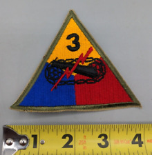 WWII/2 US Army 3rd Armored Division patch NOS. picture