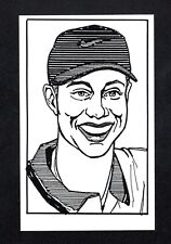 Tiger Woods Golfer 1998 Lang Gang Picture Perfect Game of Famous Faces Card picture