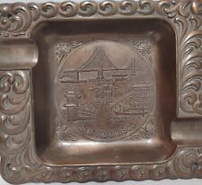Vintage Brass, San Francisco Golden Gate, Chinatown, Cable Car, Wharf Ashtray  picture