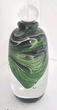 Vintage James Clark Art Glass Studio PERFUME BOTTLE  4.5