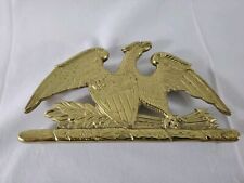 Vintage Brass Virginia Metalcrafters #10-19 Spread Eagle 1952 Trivet -  picture