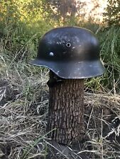 RESTORED WW2 German M40 Camo Helmet size 64 picture