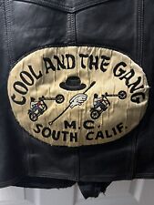 VINTAGE BIKER MOTORCYCLE CLUB COOL AND THE GANG SOUTH LA VEST & PATCH picture