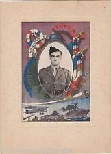 WWI French Soldier Legion of Honor Honneur Et Patrie Antique Graphic Art Photo picture