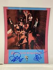 REO Speedwagon 8 x 10 photo hand sign by Kevin Cronin, Bruce Hall,Neal Doughty picture