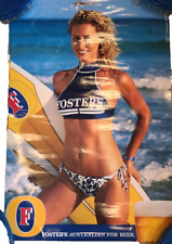 2003 Foster's Australian for Beer Surfing Girl Poster 26 inches by 1 8 inches picture