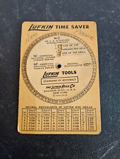 LUFKIN TIME SAVER. LUFKIN TOOLS STANDARD OF ACCURACY. 1935 THE LUFKIN RULE CO. picture