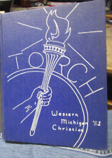 1951 Western Michigan Christian High School Yearbook Muskegon Old Religious picture