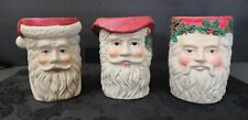 Vintage Christmas Santa Mugs Antique Mugs set of 2 picture