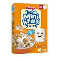 Kellogg's Original Frosted Mini-Wheats Breakfast Cereal 18 Oz Fast Shipping picture